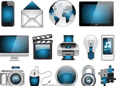 電子產(chǎn)品圖標,電器圖標 顯示器 電腦 液晶顯示器 手機-